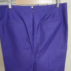 J Crew Purple Stretch Pencil Skirt
